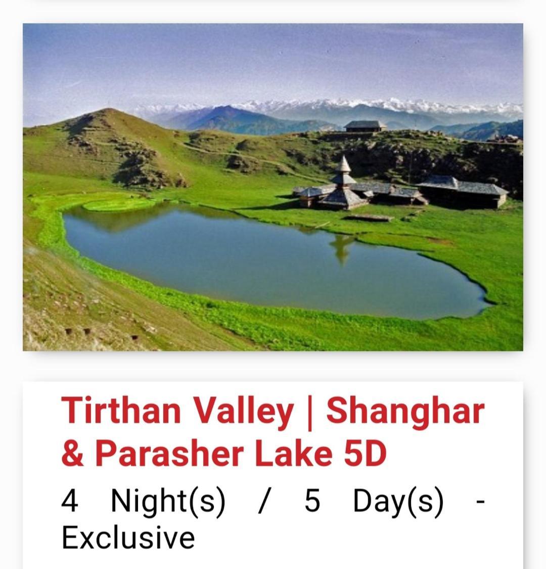 Tirthan Crest Homestay Banjār 외부 사진