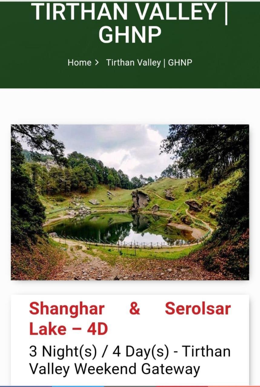 Tirthan Crest Homestay Banjār 외부 사진